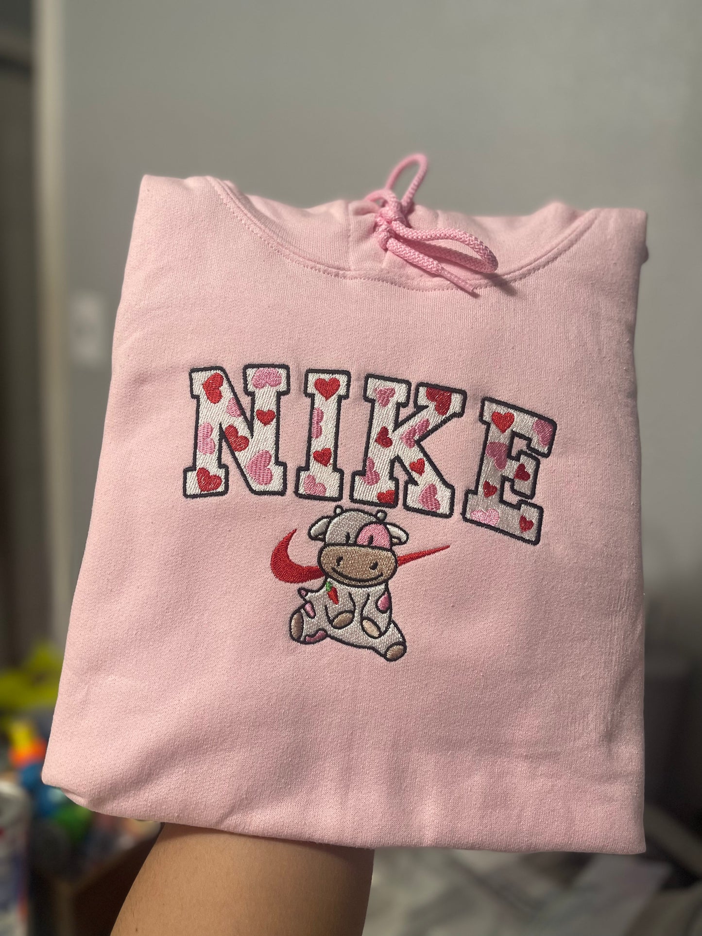 NK Heart Print Cow